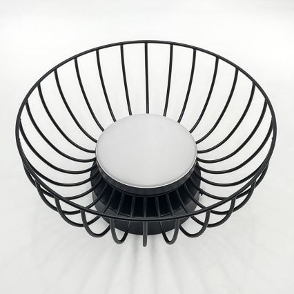 Lámpara de techo LED BETSY LED/12W/230V diá. 25 cm negra