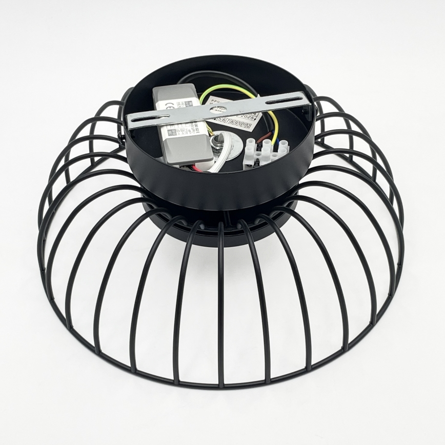 Lámpara de techo LED BETSY LED/12W/230V diá. 25 cm negra