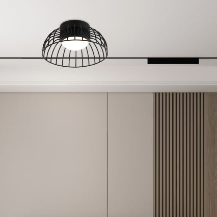 Lámpara de techo LED BETSY LED/12W/230V Ø 25 cm negra