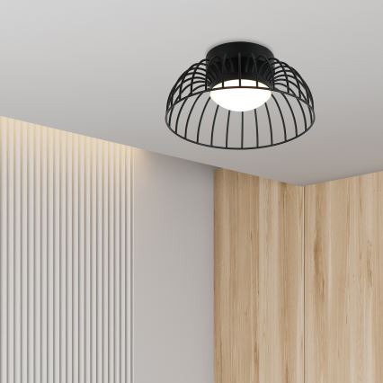 Lámpara de techo LED BETSY LED/12W/230V Ø 25 cm negra