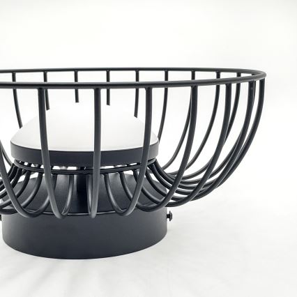 Lámpara de techo LED BETSY LED/12W/230V Ø 25 cm negra