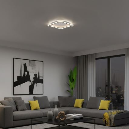 Lámpara de techo LED CALI LED/30W/230V 40x40 cm negra