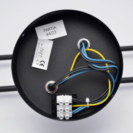 Lámpara de techo LED CAMBRIDGE 4xE27/8W/230V negro