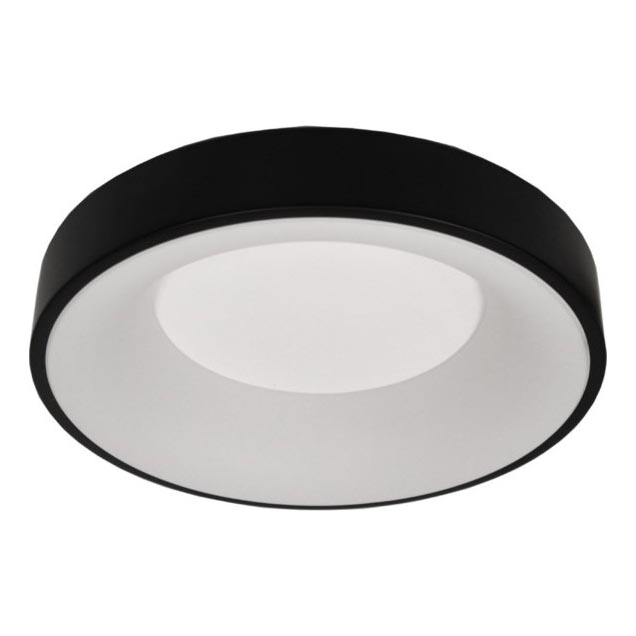 Lámpara de Techo LED DRAX LED/32W/230V 4000K diámetro 38 cm negra