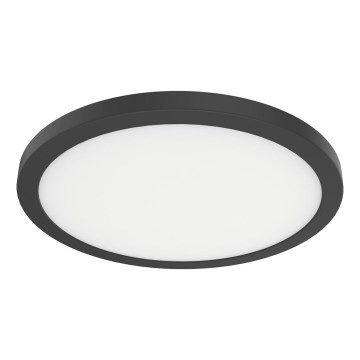 Lámpara de techo LED EVORA LED/24W/230V 3000/4000/6000K Ø 30 cm negra