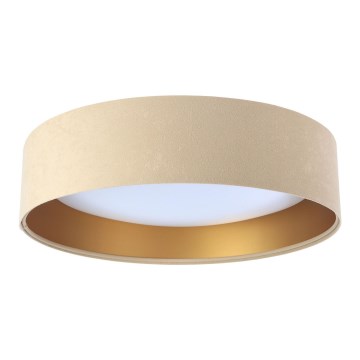 Lámpara de techo LED GALAXY 1xLED/24W/230V diámetro 44 cm beige/dorado
