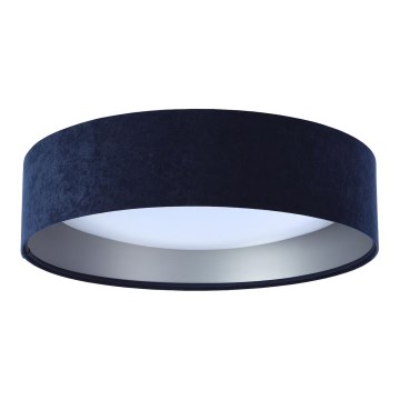 Lámpara de techo LED GALAXY 1xLED/24W/230V Ø 44 cm azul/plata