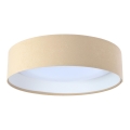 Lámpara de techo LED GALAXY 1xLED/24W/230V Ø 44 cm beige/blanco