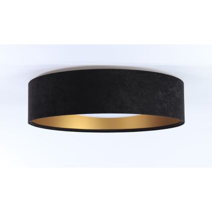 Lámpara de techo LED GALAXY LED/24W/230V Ø 44 cm negro/dorado