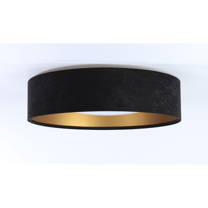 Lámpara de techo LED GALAXY LED/24W/230V Ø 44 cm negro/dorado