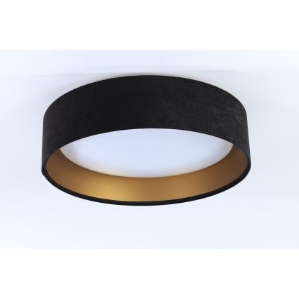 Lámpara de techo LED GALAXY LED/24W/230V Ø 44 cm negro/dorado