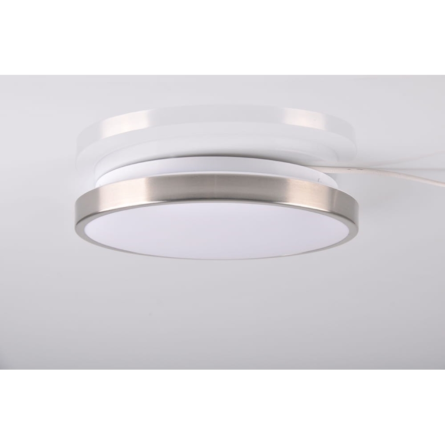 Lámpara de techo LED KERN LED/15W/230V níquel