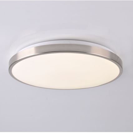 Lámpara de techo LED KERN LED/24W/230V níquel