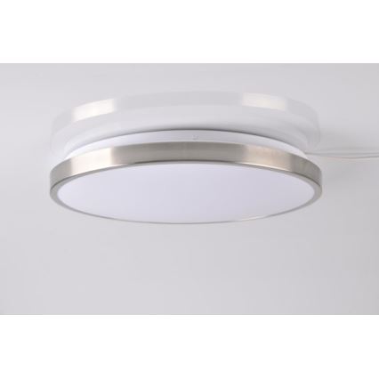 Lámpara de techo LED KERN LED/24W/230V níquel
