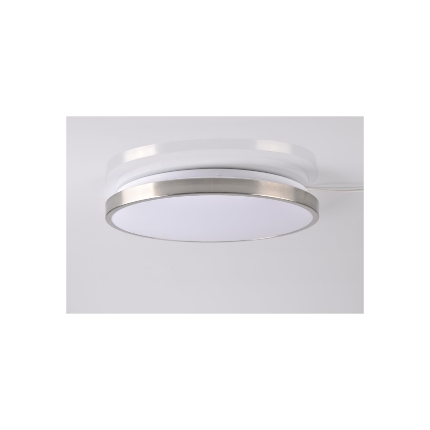 Lámpara de techo LED KERN LED/24W/230V níquel