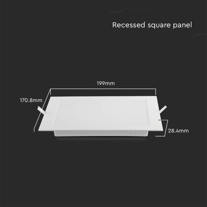 Lámpara de techo LED LED/12W/230V 6500K