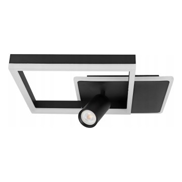 Lámpara de techo LED LED/38W/230V + 1xGU10/30W negra