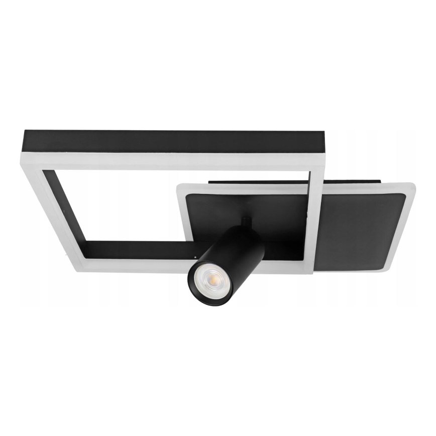 Lámpara de techo LED LED/38W/230V + 1xGU10/30W negra