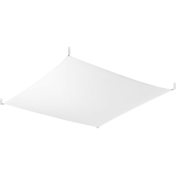 Lámpara de techo LED LUNA 6xG13/8,5W/230V 14x14 cm blanca