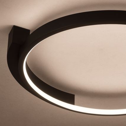 Lámpara de techo LED LUNA LED/18W/230V Ø 42,5 cm negra