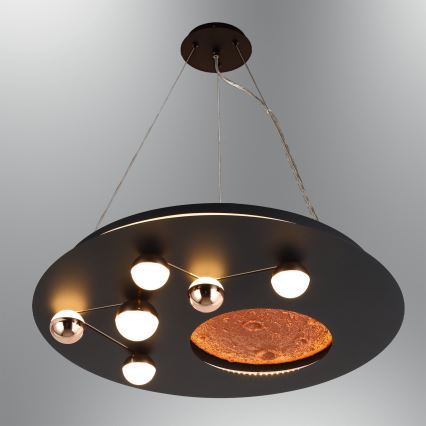 Lámpara de techo LED MARS LED/48W/230V 3000K negra