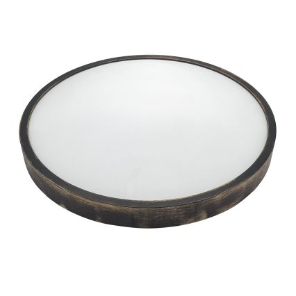 Lámpara de techo LED OAK SLIM LED/36W/230V 4000K Ø 47 cm roble/marrón oscuro