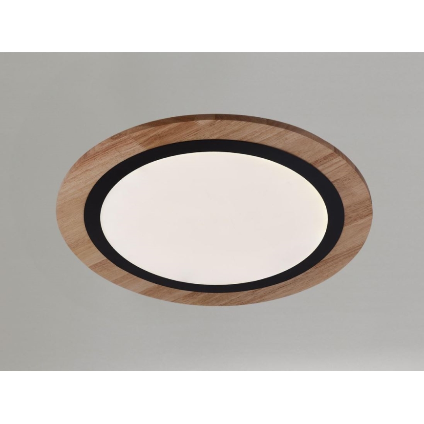 Lámpara de techo LED regulable 25W/230V, temperatura de color 3000–6500K, con mando a distancia