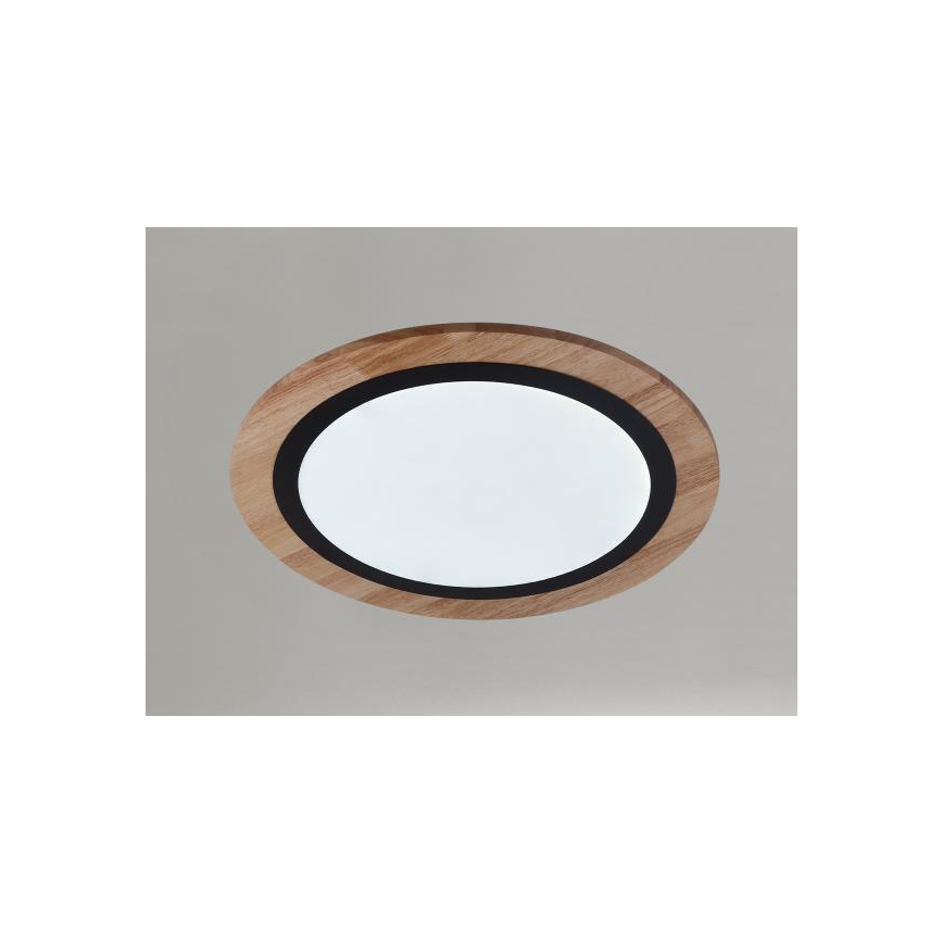 Lámpara de techo LED regulable 25W/230V, temperatura de color 3000–6500K, con mando a distancia