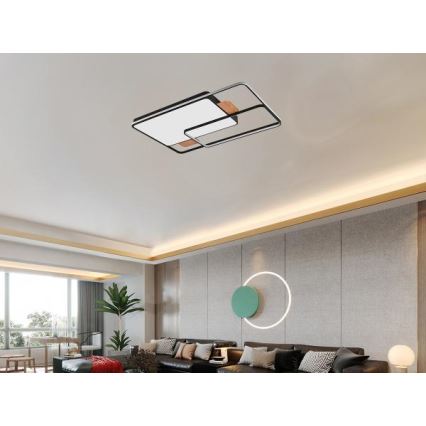 Lámpara de techo LED regulable 280W/230V 3000-6500K + mando a distancia