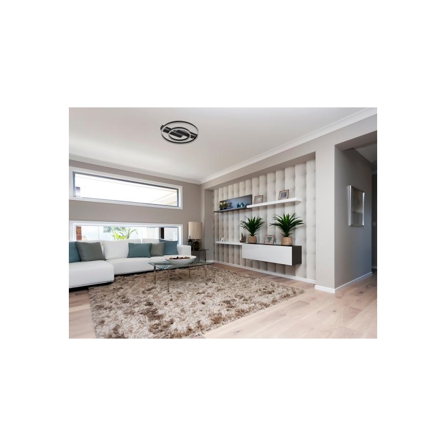 Lámpara de techo LED regulable 80W/230V 3000-6500K + control remoto