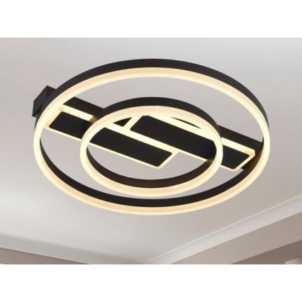 Lámpara de techo LED regulable 80W/230V 3000-6500K + control remoto