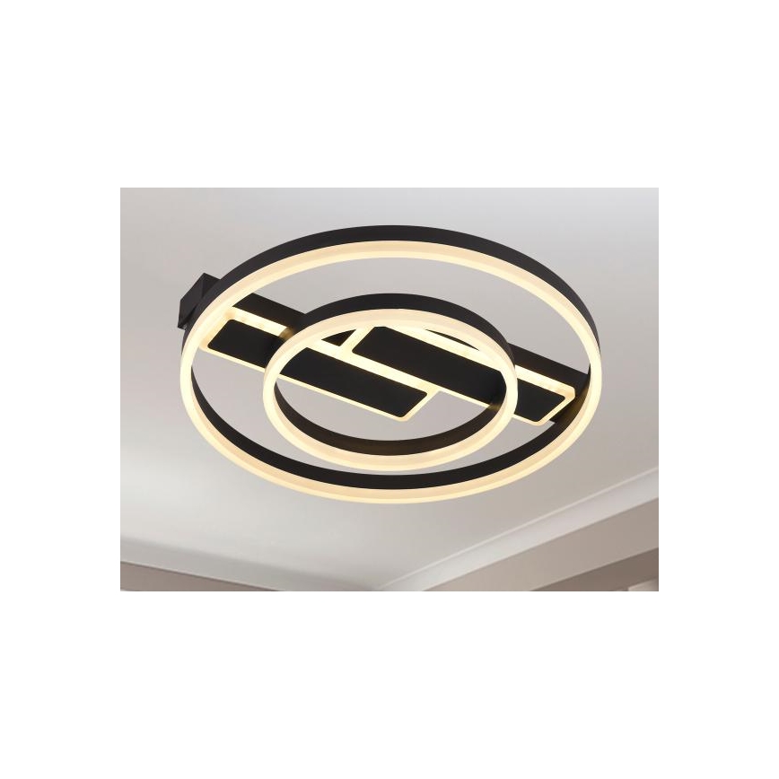 Lámpara de techo LED regulable 80W/230V 3000-6500K + control remoto