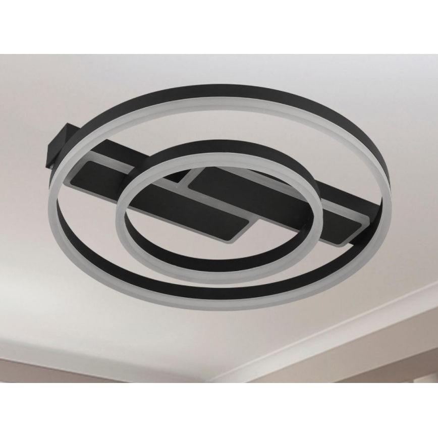 Lámpara de techo LED regulable 80W/230V 3000-6500K + control remoto