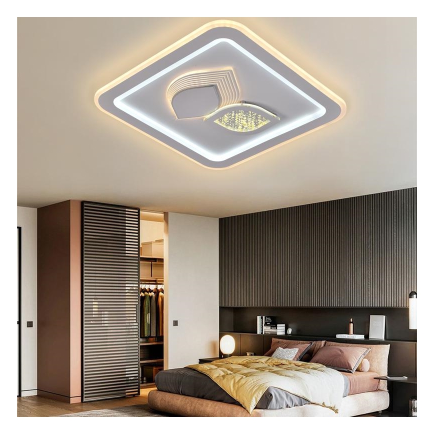 Lámpara de techo LED regulable LED/95W/230V 3000-6500K + mando a distancia