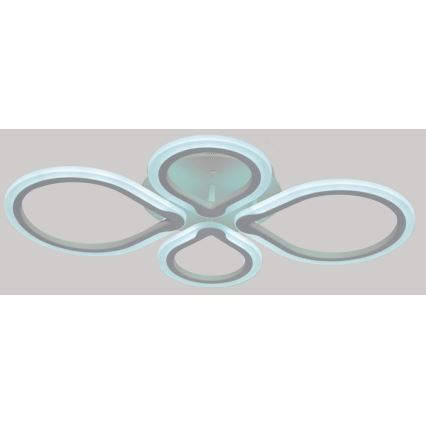 Lámpara de techo LED regulable TRIESTE LED/52W/230V + mando a distancia