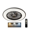 Lámpara de techo LED regulable con ventilador OPAL LED/48W/230V 3000-6500K + mando a distancia
