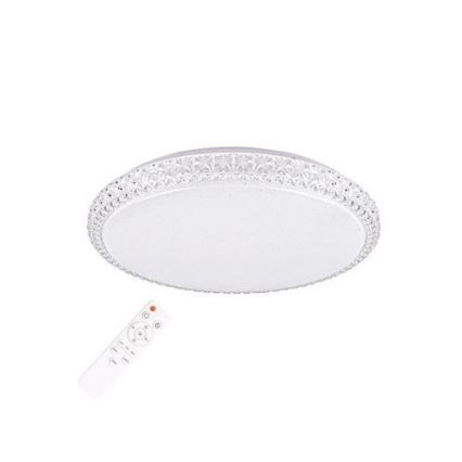Lámpara de techo LED regulable CRUZ LED/40W/230V 2000lm + mando a distancia