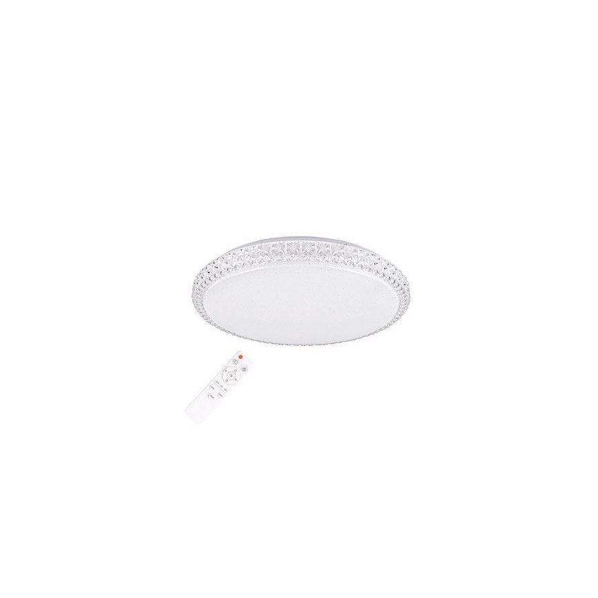 Lámpara de techo LED regulable CRUZ LED/40W/230V 2000lm + mando a distancia