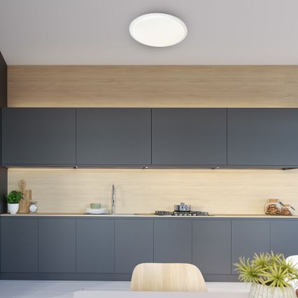 Lámpara de techo LED regulable CRUZ con mando a distancia LED/66W/230V 3300lm