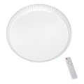 Lámpara de techo LED regulable CRUZ LED/40W/230V 2000lm + mando a distancia