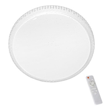 Lámpara de techo LED regulable CRUZ LED/40W/230V 2000lm + mando a distancia