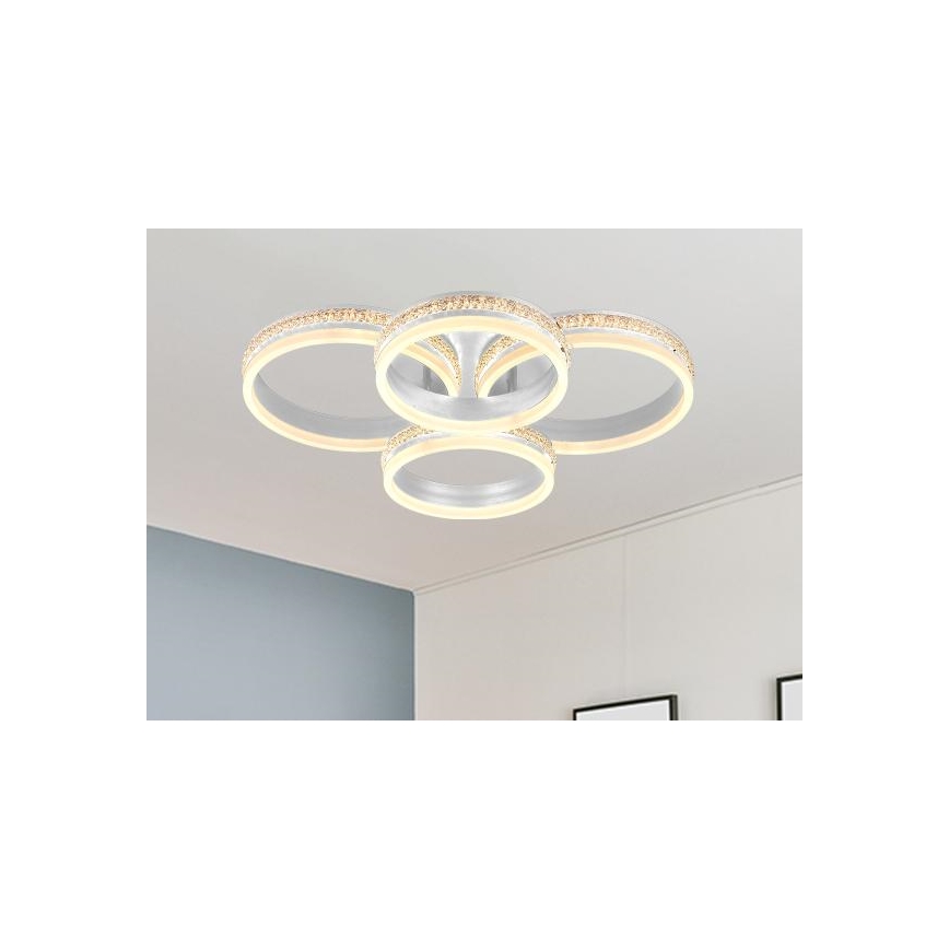 Lámpara de techo LED regulable de montaje en superficie LED/150W/230V 3000-6500K + control remoto
