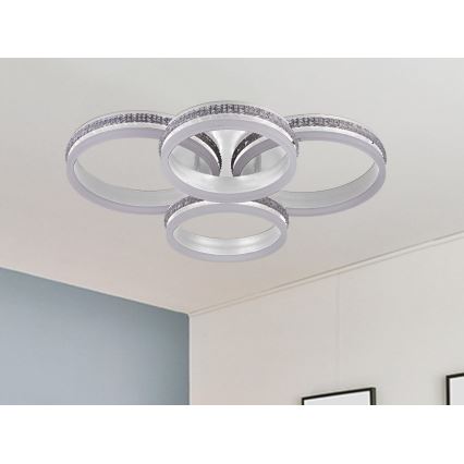 Lámpara de techo LED regulable de montaje en superficie LED/150W/230V 3000-6500K + control remoto