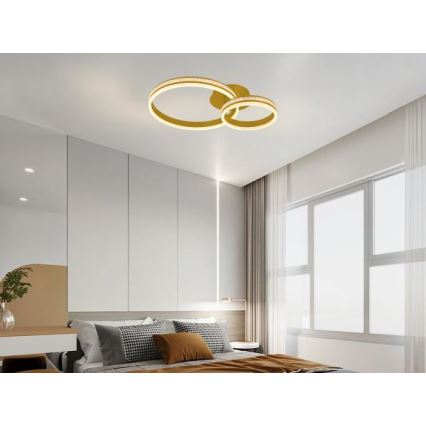 Lámpara de techo LED regulable de superficie LED/110W/230V 3000-6500K + mando a distancia