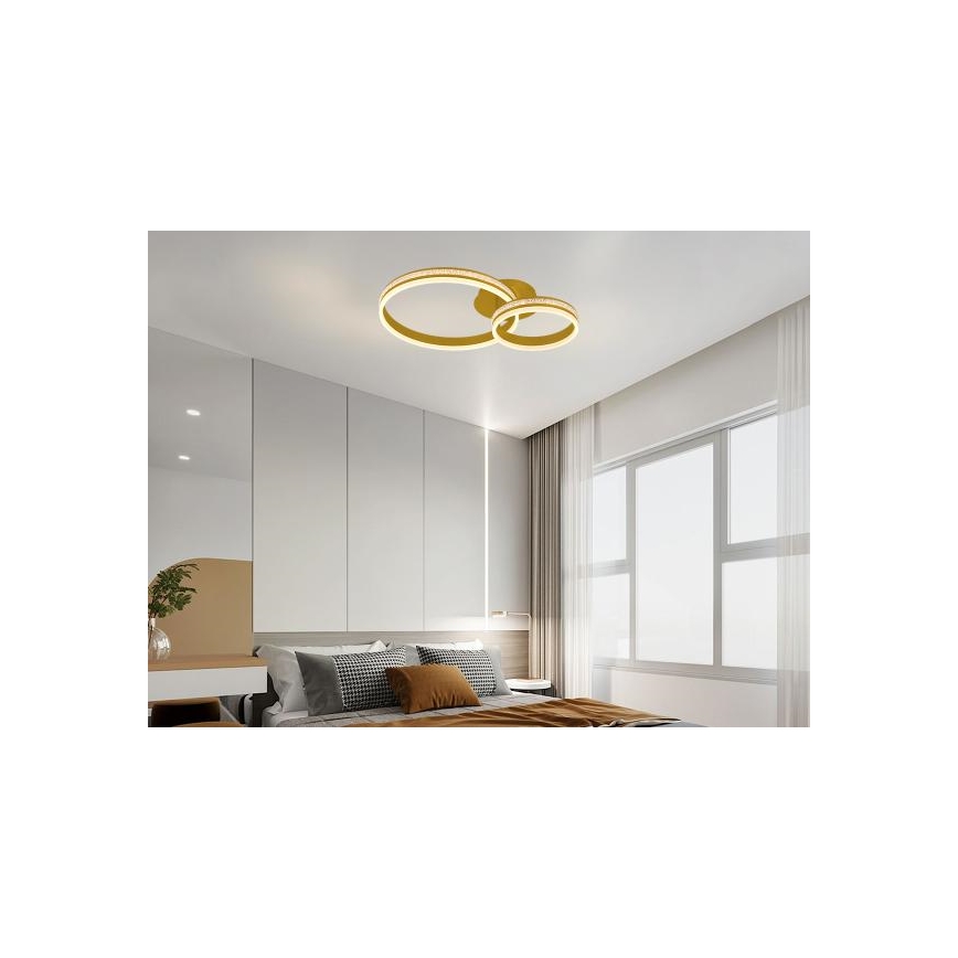 Lámpara de techo LED regulable de superficie LED/110W/230V 3000-6500K + mando a distancia