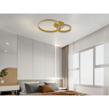 Lámpara de techo LED regulable de superficie LED/110W/230V 3000-6500K + mando a distancia
