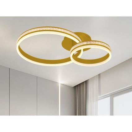 Lámpara de techo LED regulable de superficie LED/110W/230V 3000-6500K + mando a distancia
