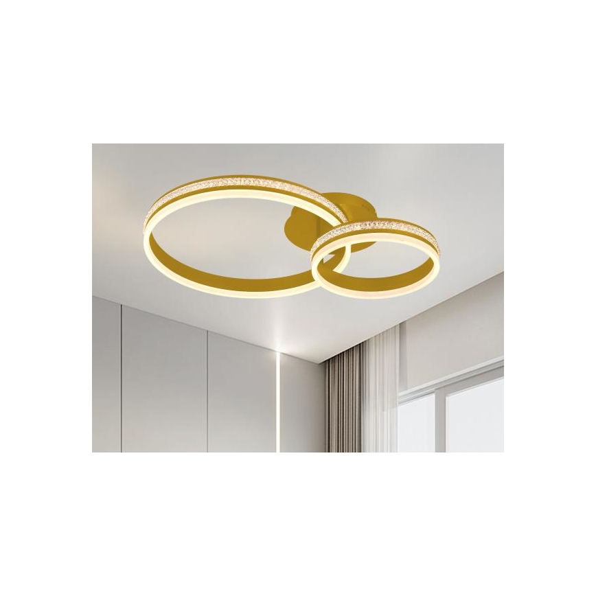 Lámpara de techo LED regulable de superficie LED/110W/230V 3000-6500K + mando a distancia