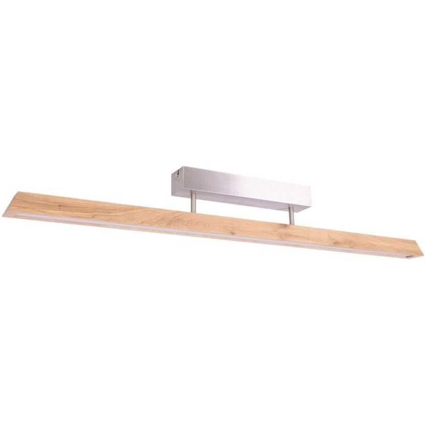 Lámpara de techo LED regulable DEROTT 3xLED/14W/230V roble