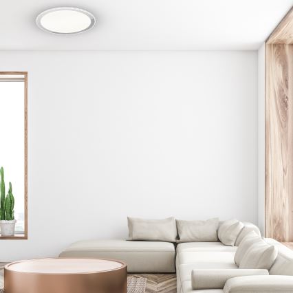 Lámpara de techo LED regulable LAYLA con mando a distancia LED/66W/230V